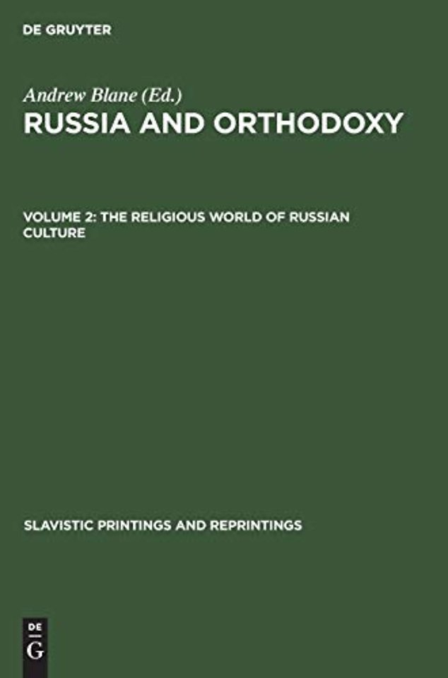 The Religious world of Russian culture
