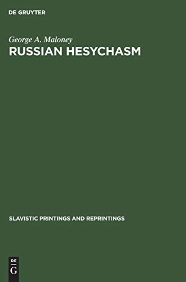 Russian hesychasm – The spirituality of Nil Sorskij
