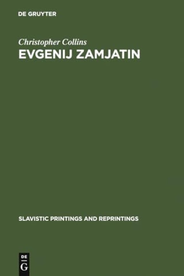Evgenij Zamjatin – an Interpretive Study