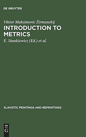 Introduction to metrics – The theory of verse