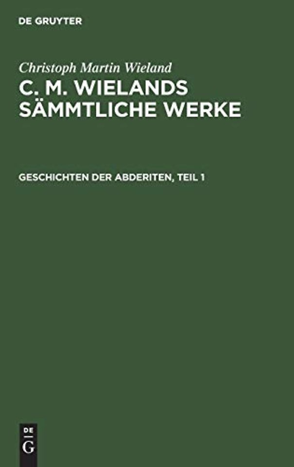 Geschichten der Abderiten, Teil 1