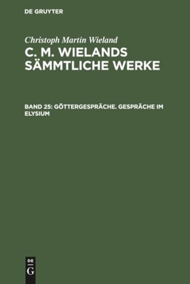 Göttergespräche. Gespräche im Elysium