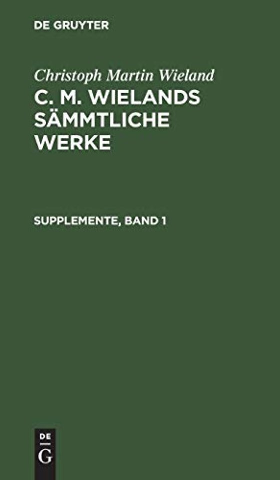 Supplemente, Band 1