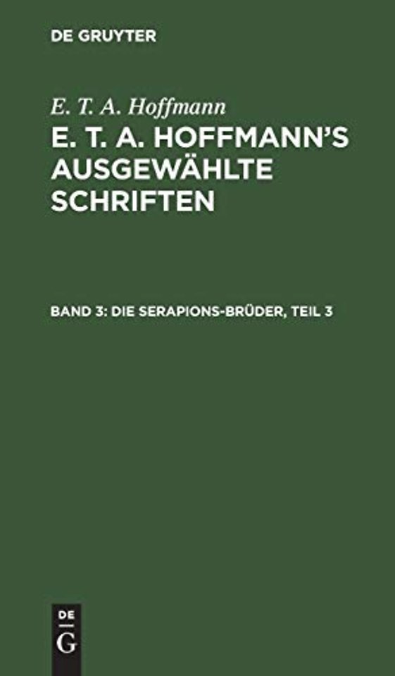Die Serapions–Brüder, Teil 3