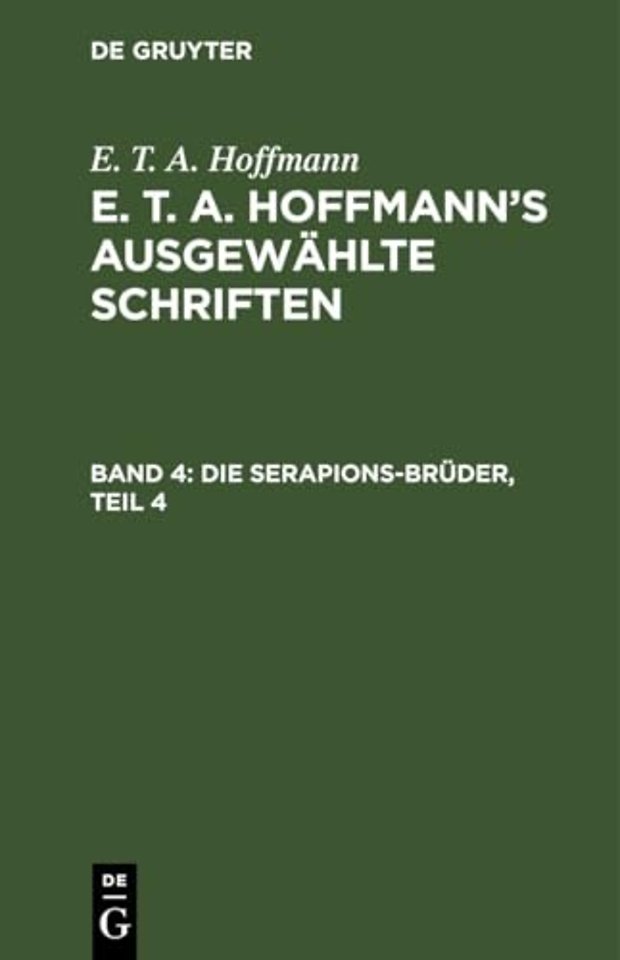 Die Serapions–Brüder, Teil 4
