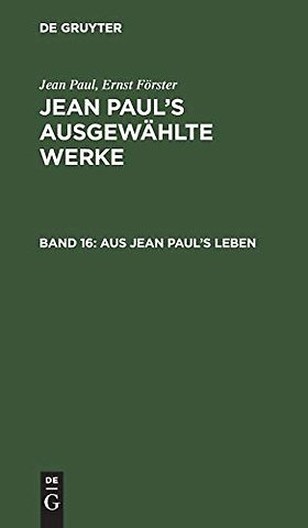 Aus Jean Paul`s Leben