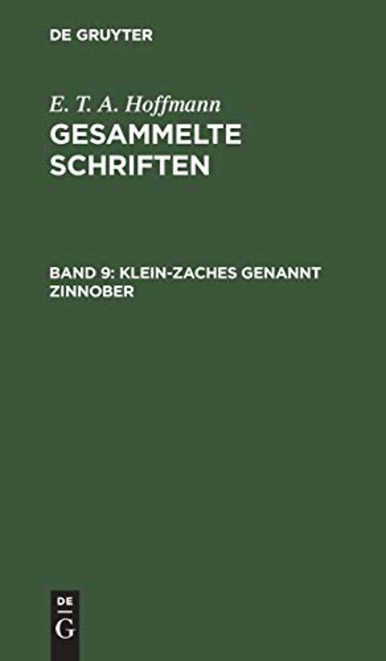 Klein–Zaches genannt Zinnober