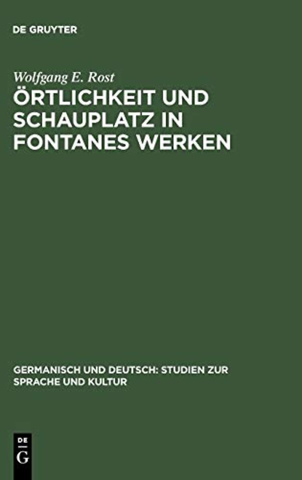 Örtlichkeit und Schauplatz in Fontanes Werken