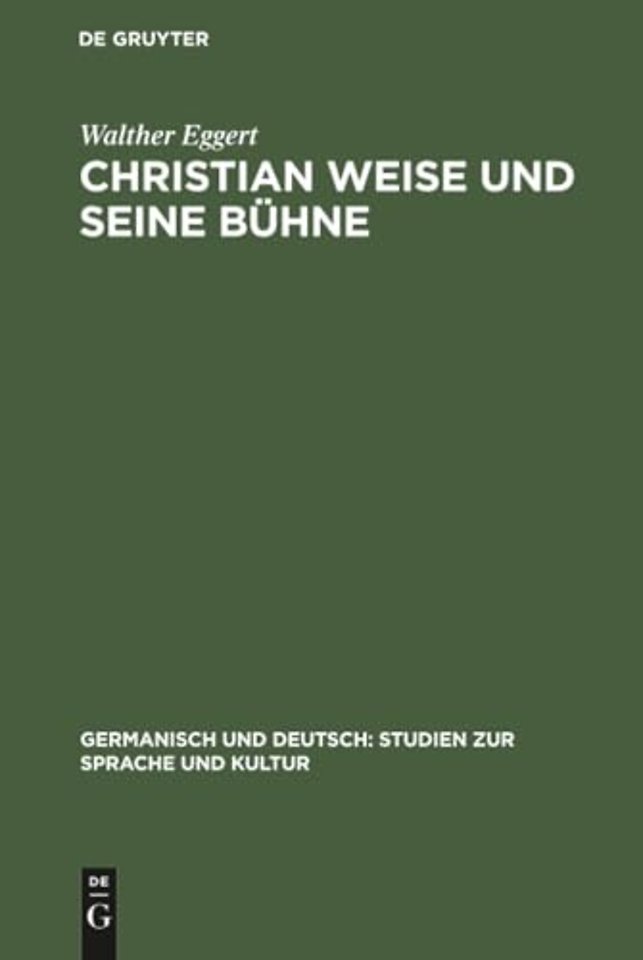Christian Weise und seine Bühne
