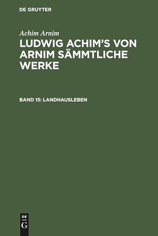 Landhausleben – Erzählungen