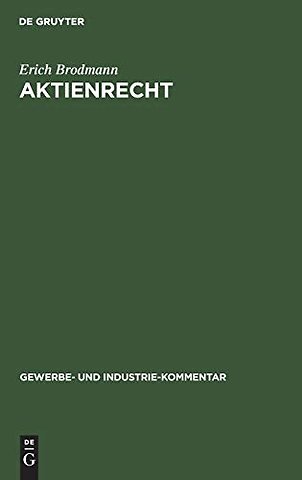 Aktienrecht – Kommentar
