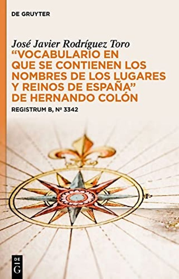 Vocabulario en que se contienen los nombres de – Registrum B, nº 3342