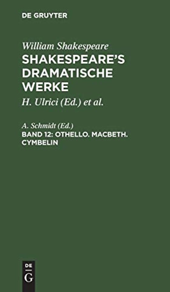 Othello. Macbeth. Cymbelin
