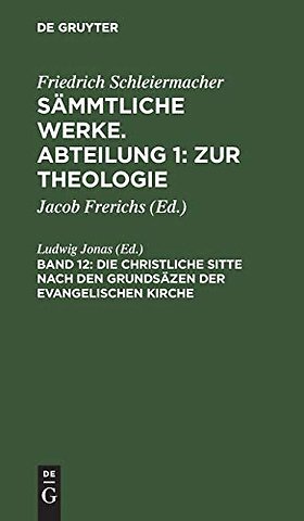 Die christliche Sitte nach den Grundsäzen der evangelischen Kirche