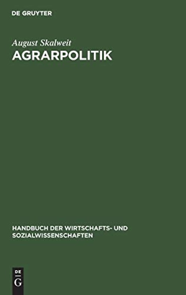 Agrarpolitik