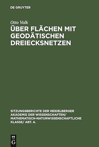 Uber Flachen Mit Geodatischen Dreiecksnetzen