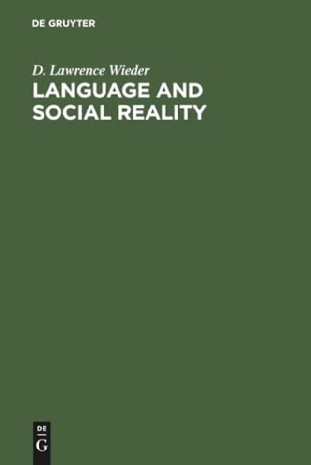 Language and social reality