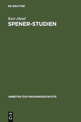Spener–Studien
