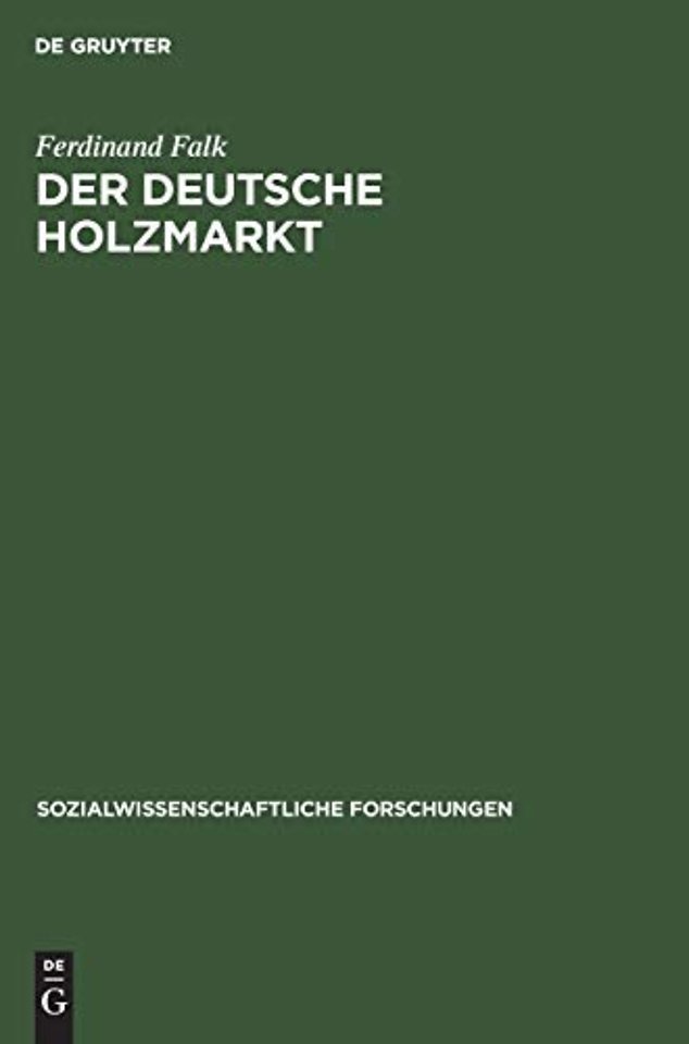 Der Deutsche Holzmarkt