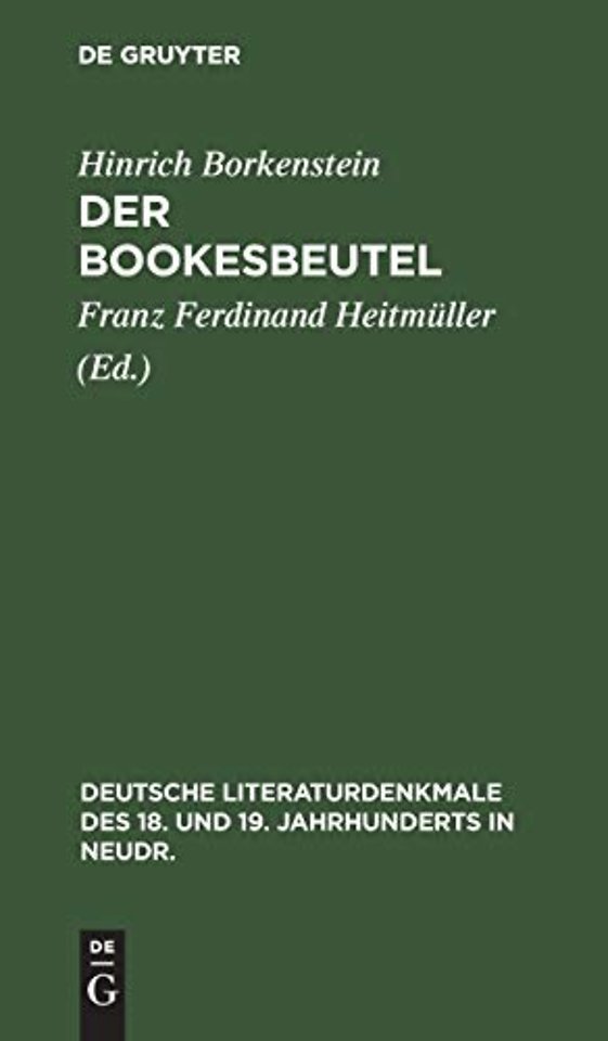 Der Bookesbeutel – Lustspiel