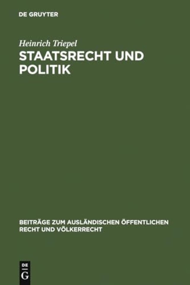 Staatsrecht und Politik