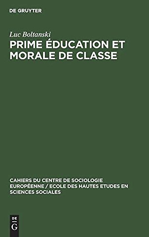 Prime éducation et morale de classe
