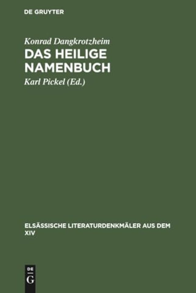 Das Heilige Namenbuch