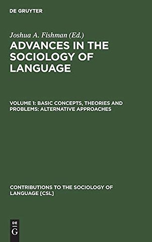 Basic concepts, theories and problems: alternative approaches
