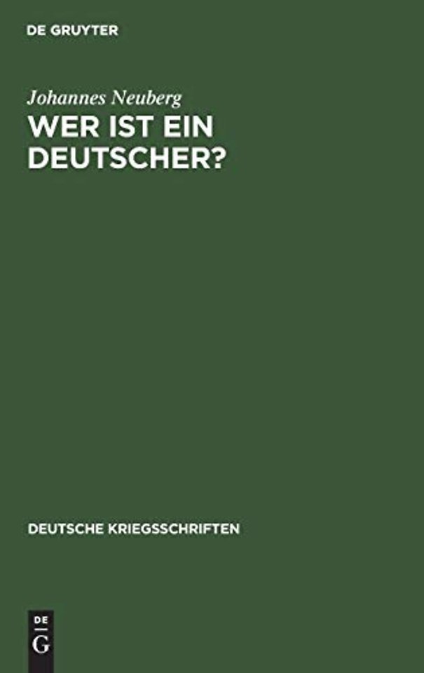 Wer ist ein Deutscher?