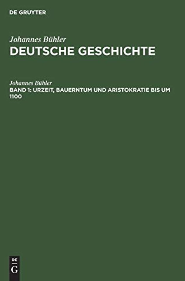 Urzeit, Bauerntum und Aristokratie bis um 1100