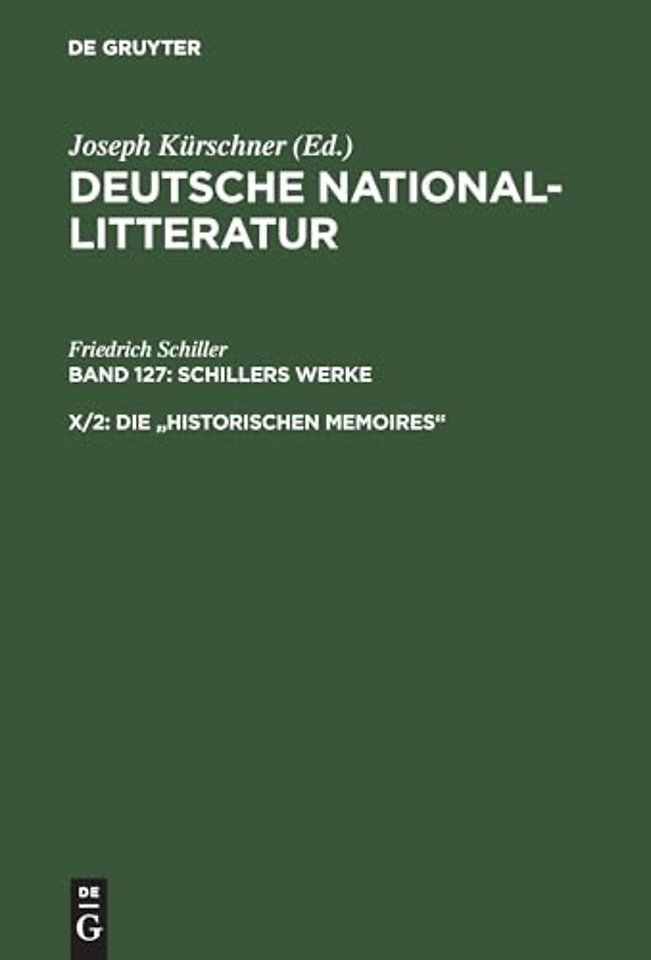 Die "historischen Memoires"