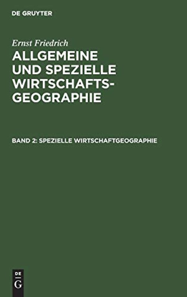 Spezielle Wirtschaftgeographie
