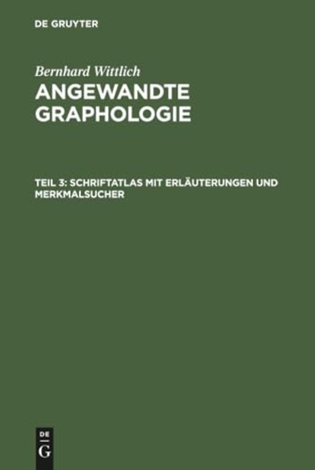 Schriftatlas mit Erläuterungen und Merkmalsucher
