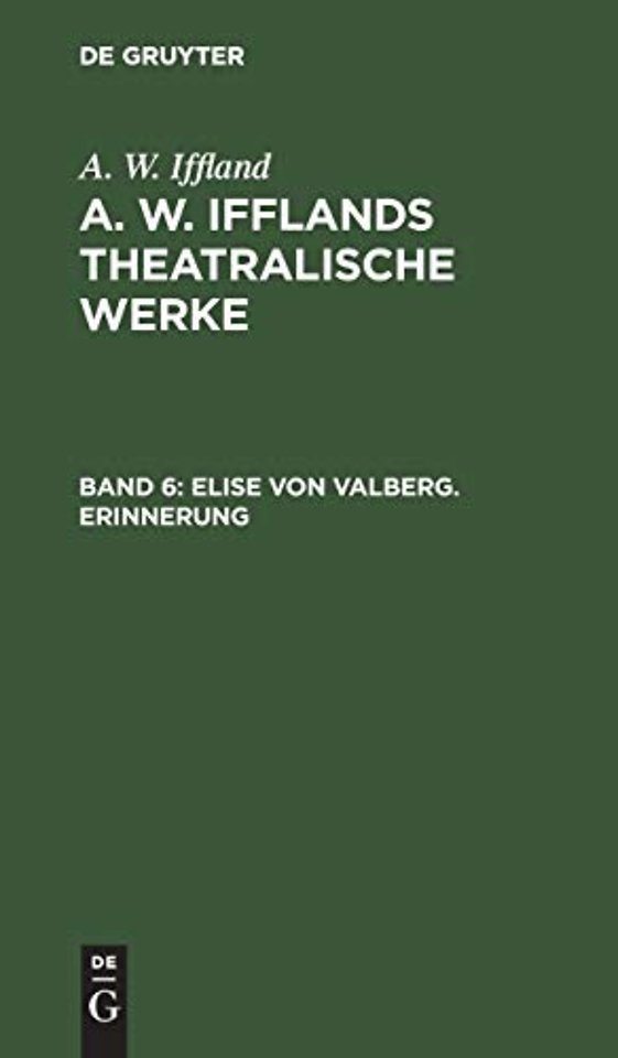 Elise von Valberg. Erinnerung