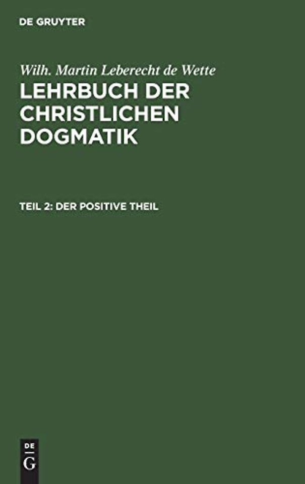 Der positive Theil