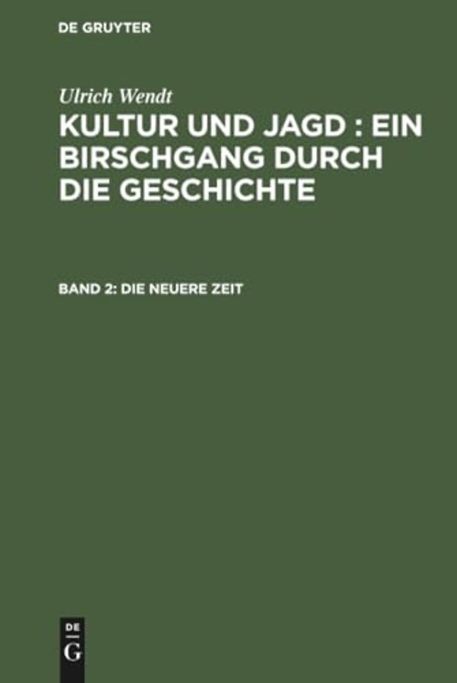 Die neuere Zeit