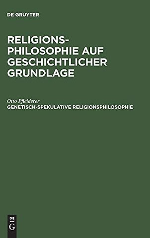 Genetisch–spekulative Religionsphilosophie