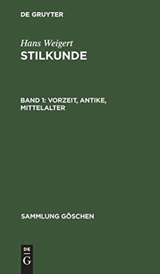 Vorzeit, Antike, Mittelalter