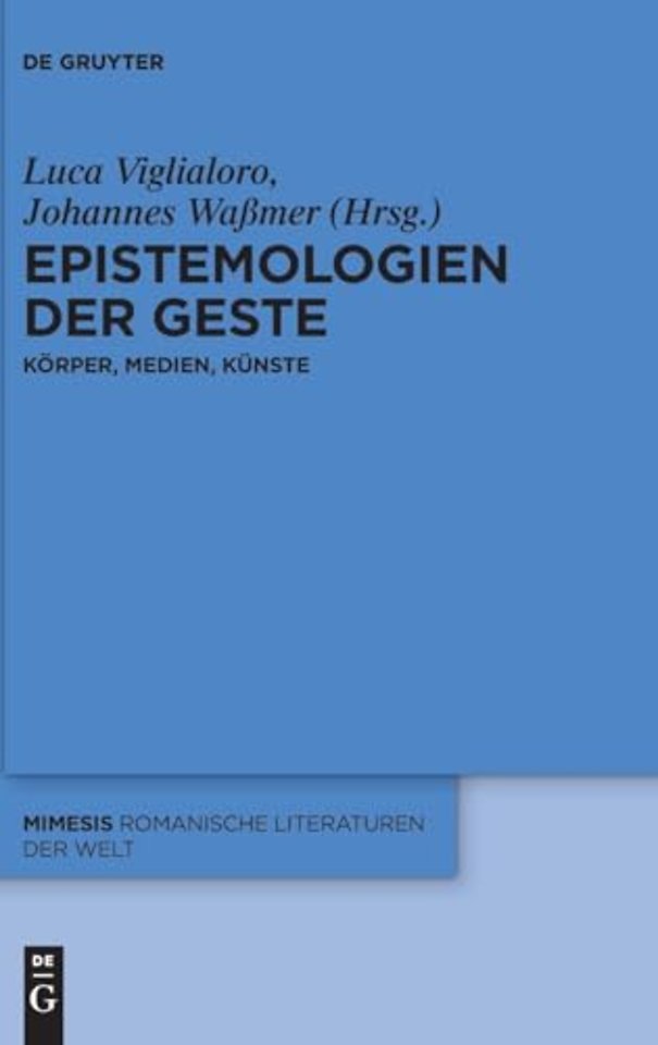 Epistemologien der Geste