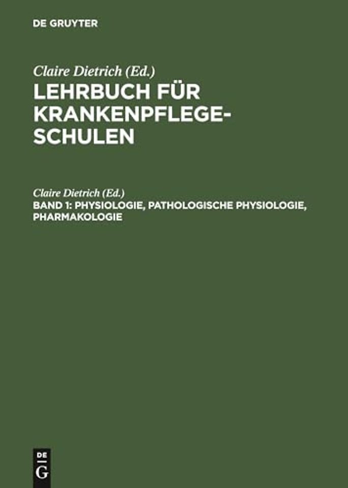 Physiologie, Pathologische Physiologie, Pharmakologie