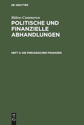 Die preuβischen Finanzen