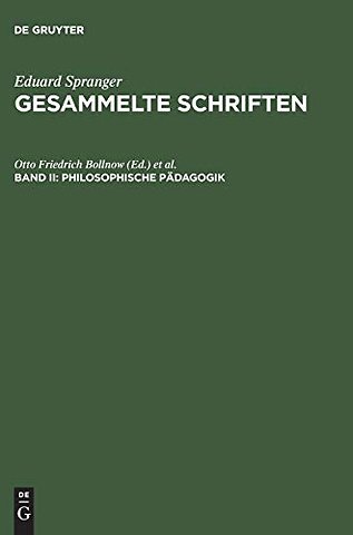 Philosophische Pädagogik