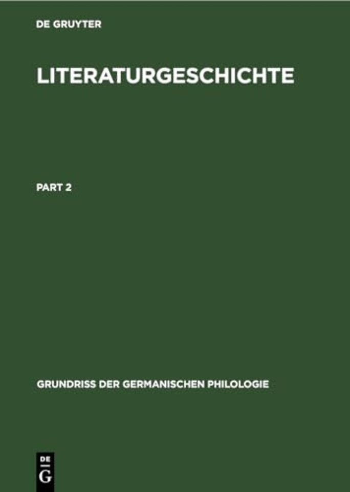 Literaturgeschichte