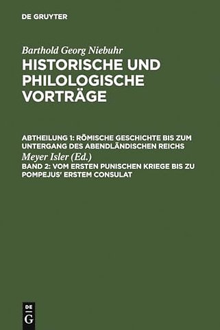 Vom ersten punischen Kriege bis zu Pompejus` erstem Consulat