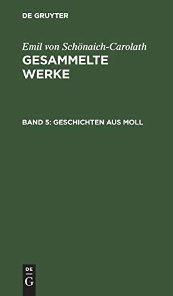 Geschichten aus Moll