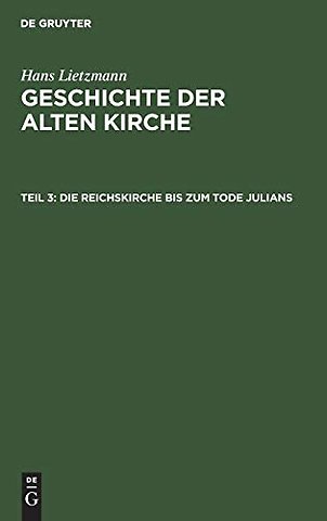 Die Reichskirche Bis Zum Tode Julians