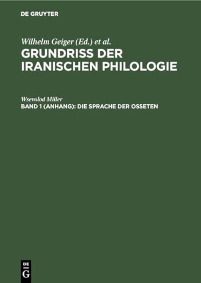 Die Sprache der Osseten