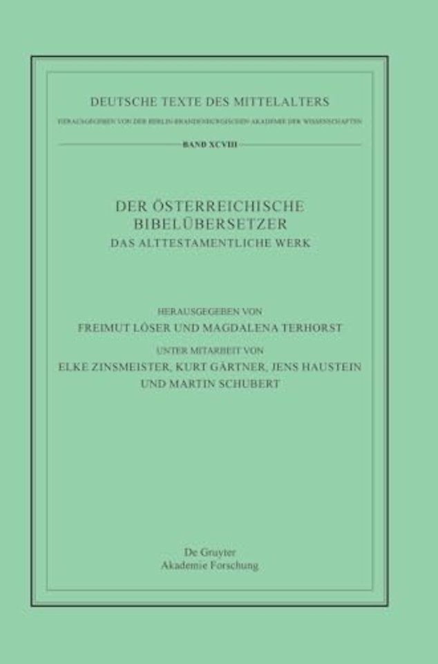 Das Alttestamentliche Werk