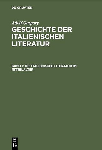 Die italienische Literatur im Mittelalter