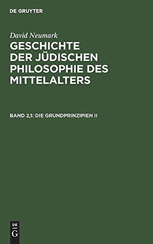 Die Grundprinzipien II – Drittes Buch: Attributenlehre, Erste Hälfte: Altertum